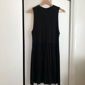 Never worn sleeveless fit & flare black dress